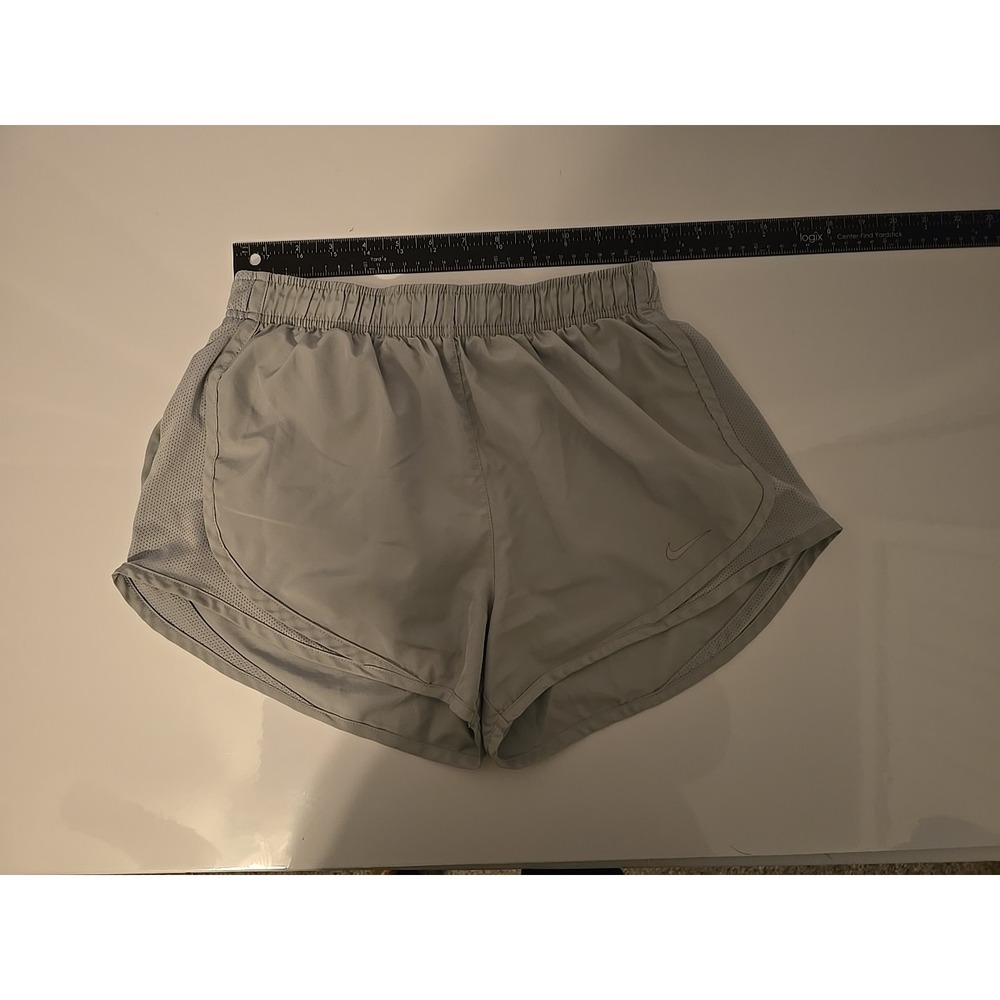 Nike Women's Gray Running Shorts, Size Small, 3-inch Inseam, Dri-Fit Lightweight